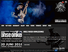 Tablet Screenshot of gonzomusic.com